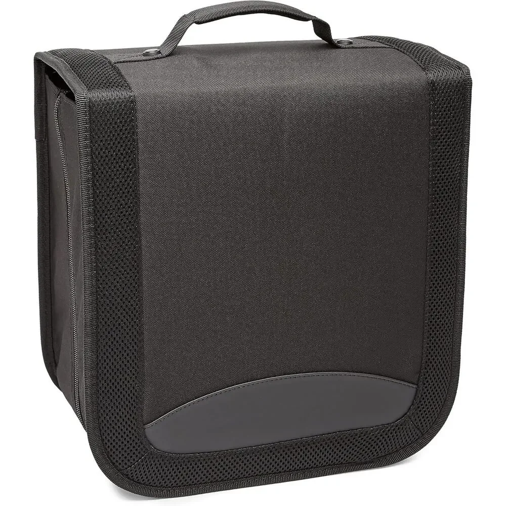 Amazon Basics Polyester CD/DVD Portable Storage Binder, 400-Capacity, Black